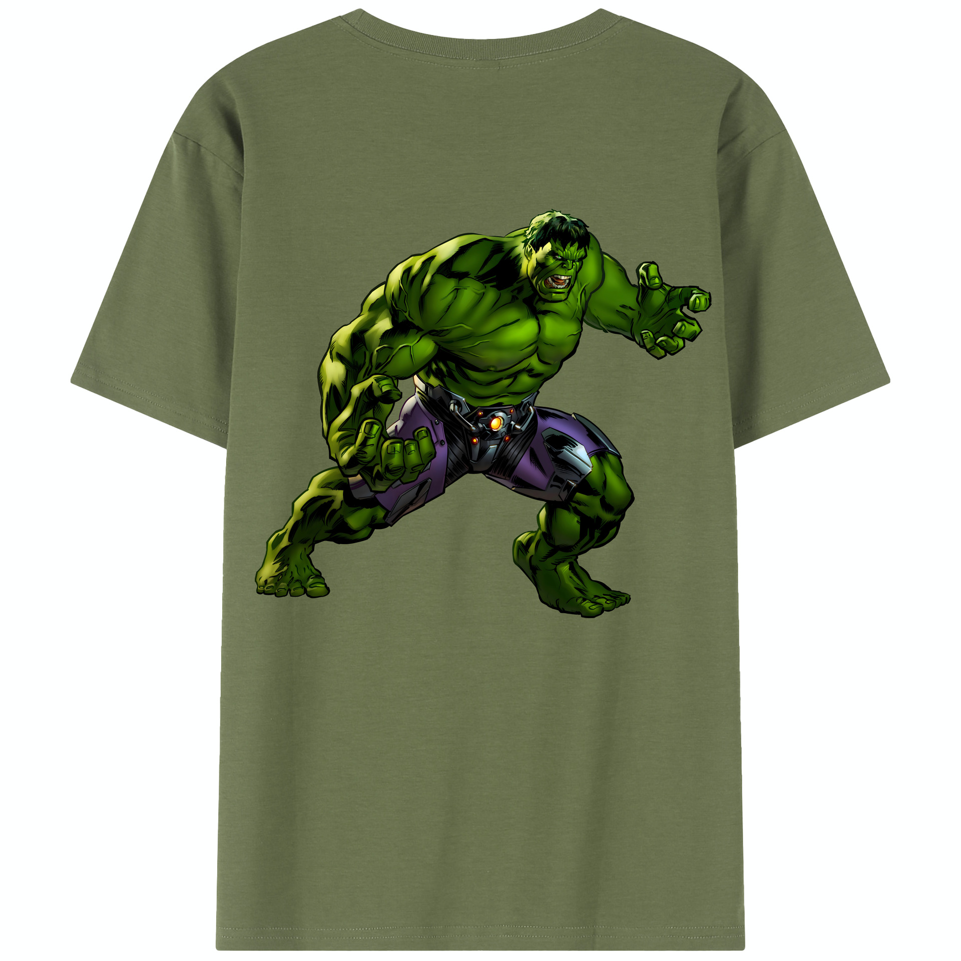 （画像用） アベンジャーズ The Avengers 綿100％半袖Tシャツ（背面プリント）
